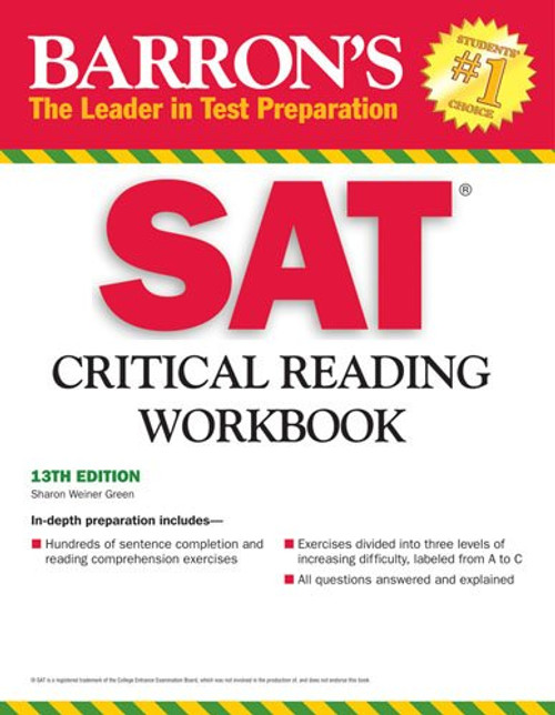 Barron's SAT Critical Reading Workbook (Barron's: the Leader in Test Preparation)