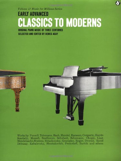Early Advanced Classics to Moderns: Music for Millions Series (Music for Millions Series Vol 47)