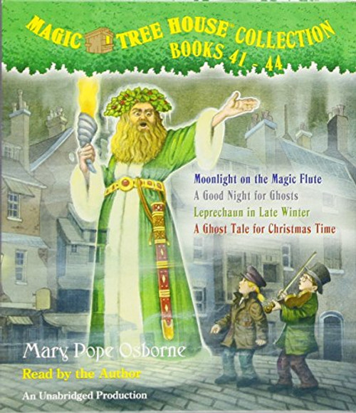 Magic Tree House Collection: Books 41-44: #41 Moonlight on the Magic Flute; #42 A Good Night for Ghosts; #43 Leprechaun in Late Winter; #44 A Ghost Tale for Christmas Time