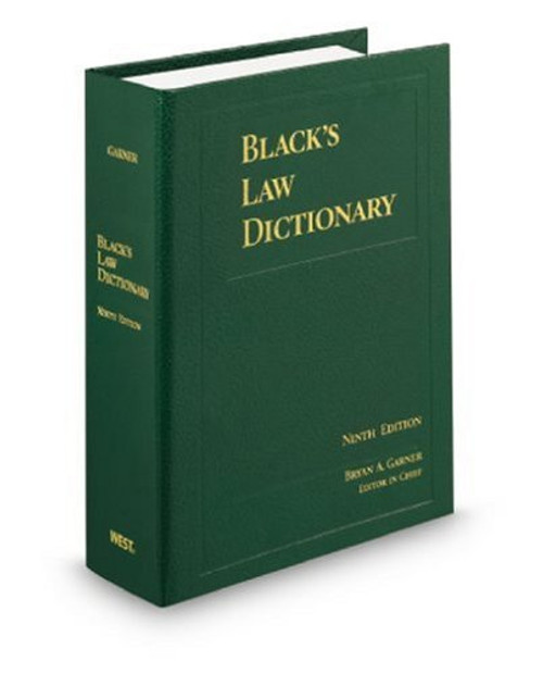 Black's Law Dictionary, Standard Ninth Edition