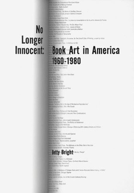 No Longer Innocent: Book Art In America 1960-1980