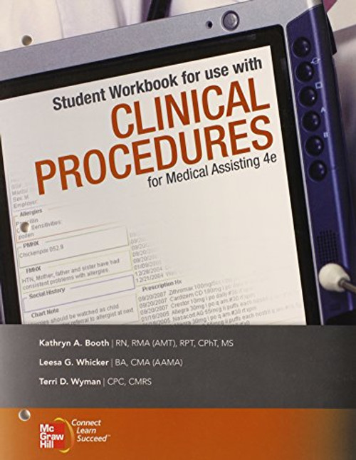 Student Workbook for use with Clinical Procedures for Medical Assisting
