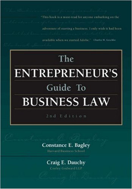 The Entrepreneurs Guide to Business Law