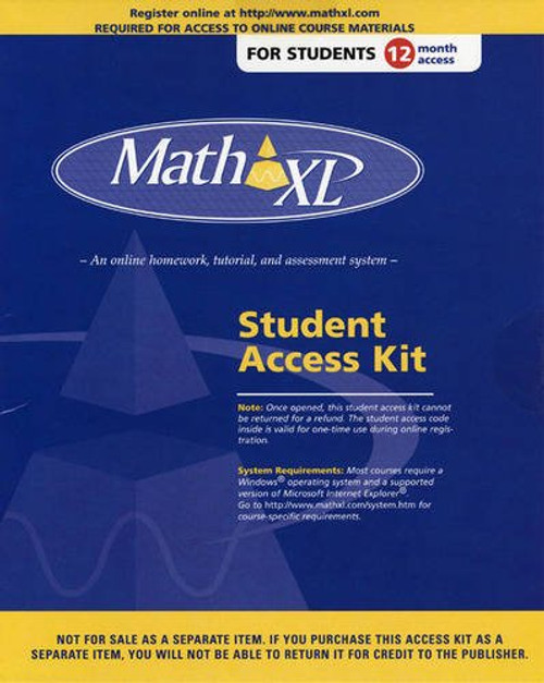 MathXL Student Access Kit