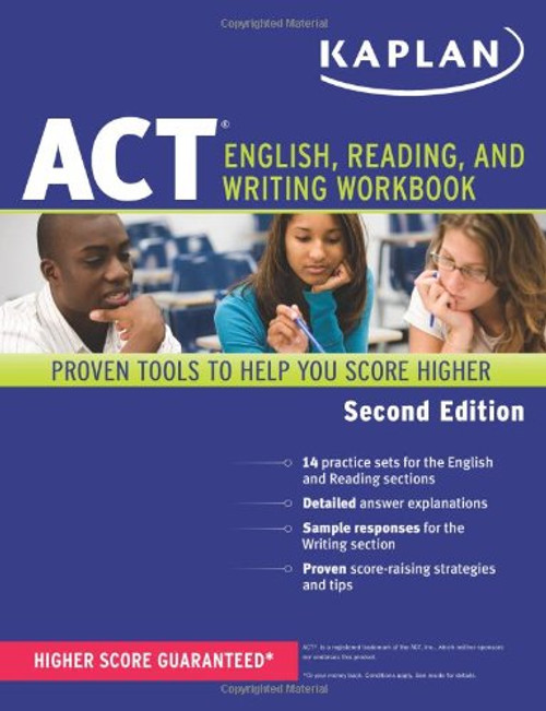 Kaplan ACT English, Reading, and Writing Workbook (Kaplan Test Prep)