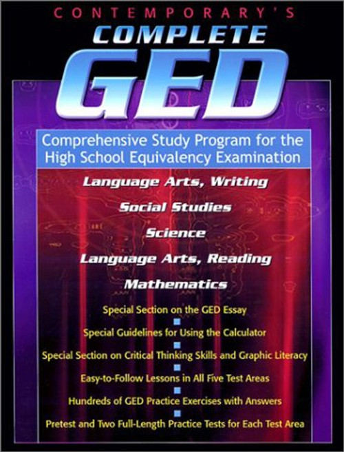 Contemporary's Complete Ged: Comprehensive Study Program for the High School Equivalency Examination