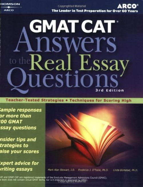 GMAT: Answers to the Real Essay Questions
