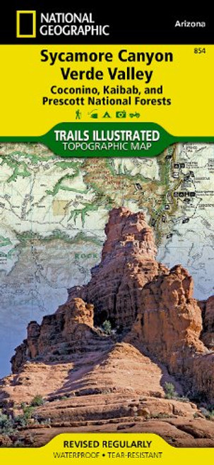 Sycamore Canyon, Verde Valley [Coconino, Kaibab, and Prescott National Forests] (National Geographic Trails Illustrated Map)