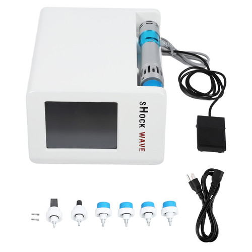 Electromagnetic Shockwave Machine Relieve Strain Animals Joint Rehabilitation Shockwave Device for Muscle Fascia Adhesions 100‑240V US Plug