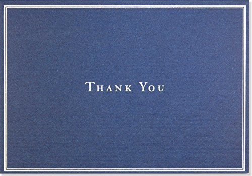 Navy Blue Thank You Notes (Stationery, Note Cards, Boxed Cards)