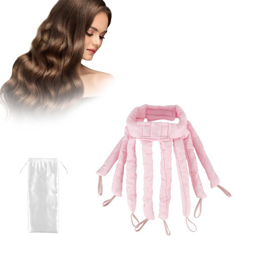 Octopus Shaped Heatless Hair Roller for Women Girls Hair Curling Rod Headband Household Styling Tool