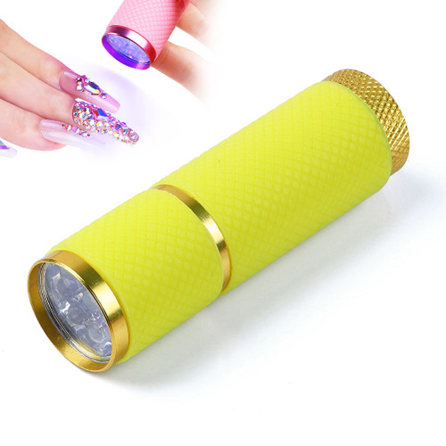 Portable Mini Nail Drying Lamp LED Phototherapy Lamp Quick Dry Nail Dryer for Gel Nails Flashlight for Home and Salon