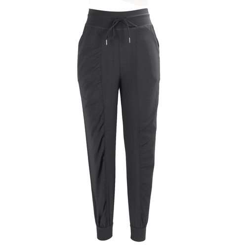 Women Sports Fitness Joggers Polyester Loose Casual Sweatpants with Pockets for Running (Gray) XL