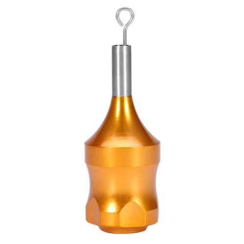 Aluminium Alloy Tattoo Cartridge Knurled Grip Tube Tattoo Machine Gun Handle Grip Gold