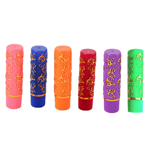 6Pcs Temperature Change Color Lipsticks Butterfly Tube Moisturizing Long Lasting Lipsticks
