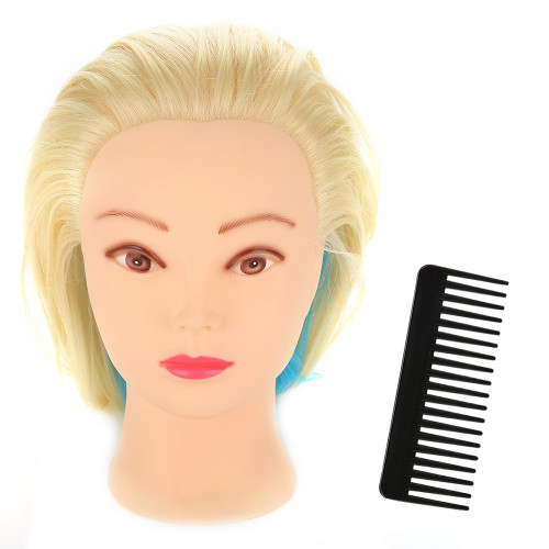 Female Realistic Mannequin Head Hairdressing Practice Hairdressing Mannequin Dolls with  Comb