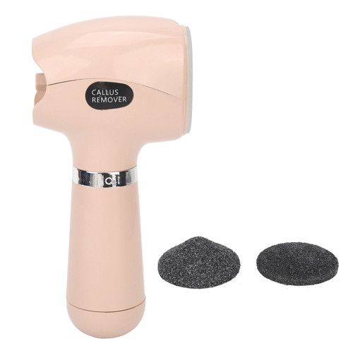 Foot Callus Remover Electric Double Grinding Remove Dead Skin Calluses Foot File Sander Smoky Rose