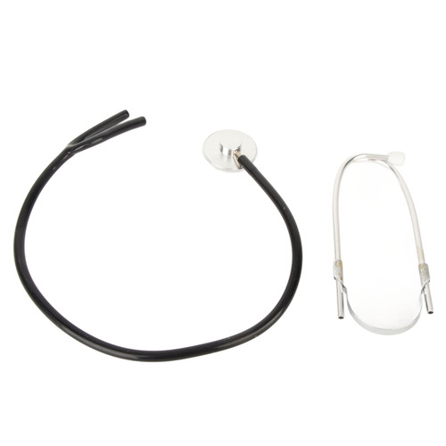 3 Set Medical Stethoscope Clear Transmission Single Head Aluminum Alloy Cardiology Stethoscope for Adults Kids
