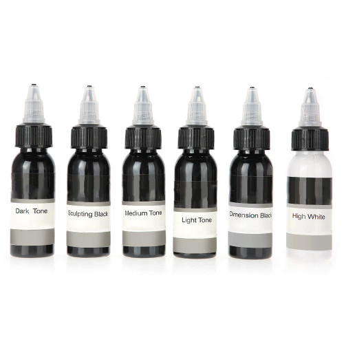 30ml/Bottle 6 Colors Tattoo Makeup Ink Pigment Professional Beauty Body Art Inks