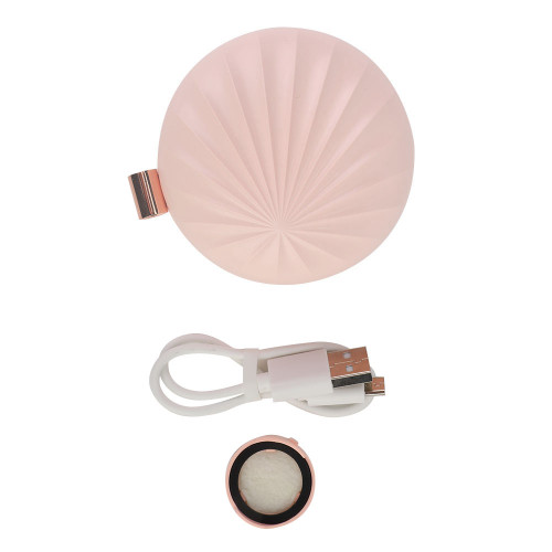 Portable Aroma Essential Oil Perfume Diffuser Aromatherapy Car Home Office Decoration (Pink)