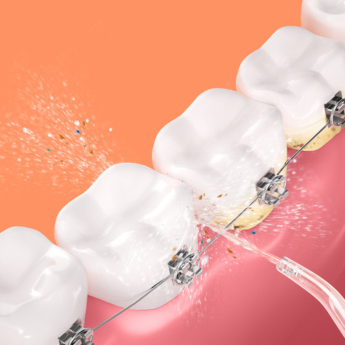 Bitvae Cordless Oral Irrigator Water Dental Flosser for Teeth IPX7 Waterproof Water Flosser USB Rechargeable Teeth Cleaner Water Dental Picks 3 Modes 6 Jet Tips for Teeth Cleaning