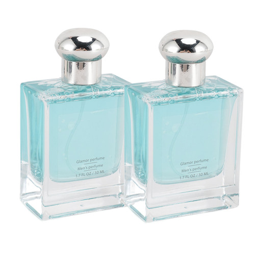 2pcs Pheromone Infused Perfume 50ml Long Lasting Elegant Cologne Instinct Pheromone Perfume for Men