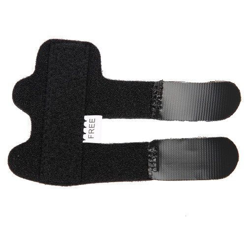 2 Colors Pain Relief Finger Splint Brace Corrector for Straightening Curved (Black)