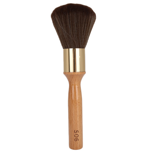 Broken Hair Sweep Long Handle Hairdressing Soft Broken Hair Cleaning Brush for Barber Shop