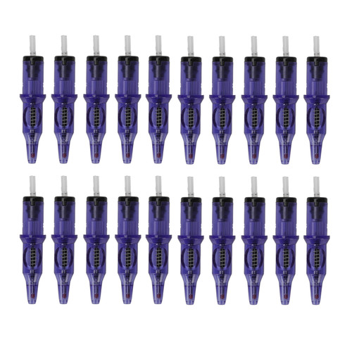 20pcs 5ml Tattoo Ballpoint Pen Cartridges Liner Shader Ink Free Ball Pen Cartridges for Practice Blue