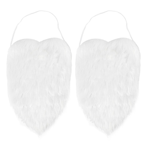 2PCS Fake Mustache Cosplay False Beards Funny Male Beard Party Cosplay Facial Supplies
