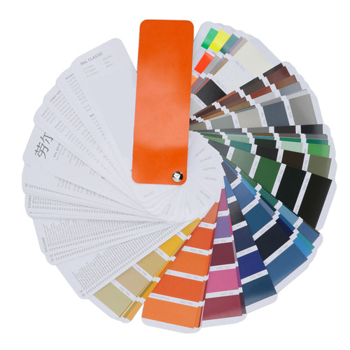 Color Guide Special Coating Colors Sequence Arrangement Color Test Book for Ceramics Paints