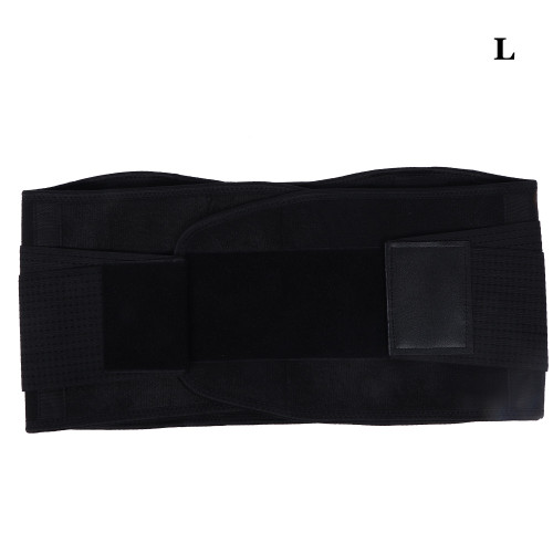 Waist Supporter Gym Fitness Sport Lumbar Back Protective Belt for Full Squat Weightlifting Barbell Dumbbell TrainingL Black