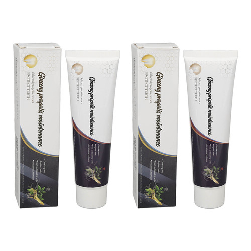 2pcs 100g Ginseng Propolis Oral Ointment Remove Stains Whitening Deep Cleansing Dental Toothpaste