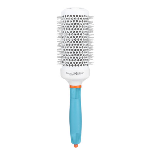 Aluminum Tube Roller Comb Round Hairdressing Comb Hair Styling Comb Hairstyle Tool 53#