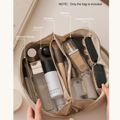 Large Capacity Portable Travel Makeup Organizer Cosmetic Bag