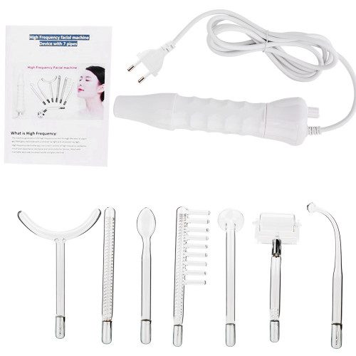 Portable Handheld High Frequency Electrode Machine Face Skin Care Acne Removal Instrument 02#