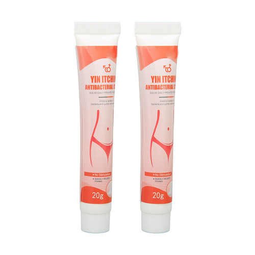 2pcs 0.7oz Women Private Parts Itch Relief Cream Feminine Itch Treatment Cream for Health Care