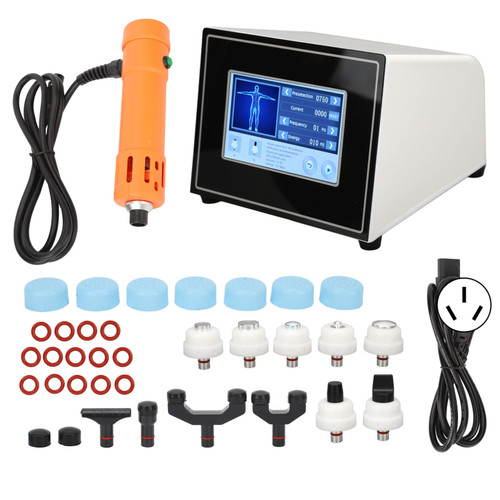 Extracorporeal Shockwave Therapy Machine Soreness Relief ED Treatment Shockwave Machine 100‑240V Orange AU Plug