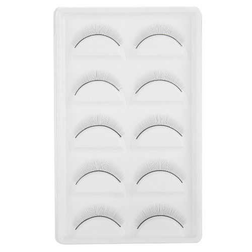 5 Pairs False Eyelashes Training Lashes for Beginners Eyelash Extensions Beauty Salon Practice