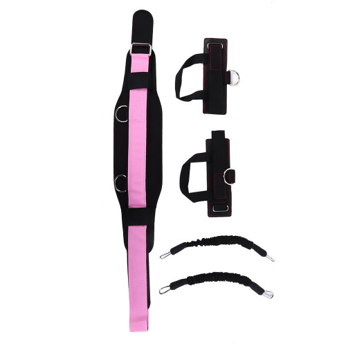 Bounce Trainer Resistance Band Training Rope Basketball Leg Strength Training StrapPink