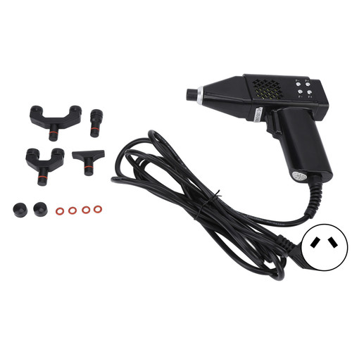 Electric Chiropractic Adjusting Instrument 9 Strength Gears Spine Massager Corrector Machine 100‑240V Black AU Plug
