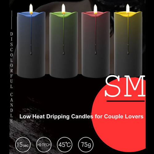 Low Temperature Candles BDSM Bondage Accessories Erotic Sex Toys Low Heat Dripping Candles Romantic Candles for Couple Lovers