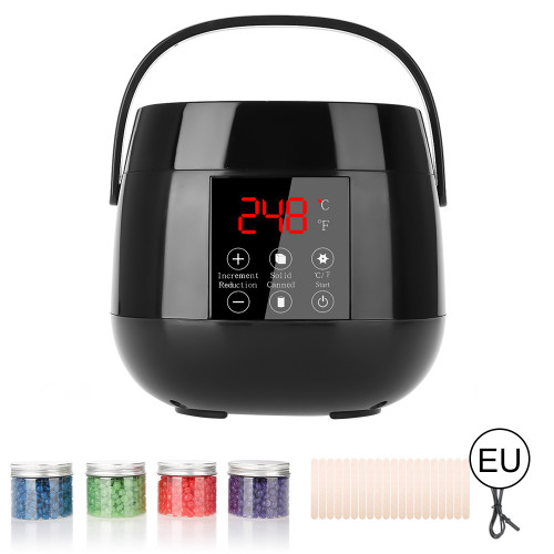 Intelligent LED Display Wax Heater Set Hair Removal Wax Warmer Wax Beans Applicator Sticks