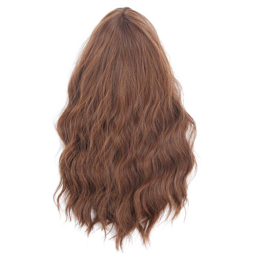 LC6012 50cm Lady Wig HeatResistant Women Hairpiece Long Curly Synthetic Female Fake Hair Cosplay Wig