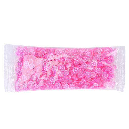 10g / Bag Polymer Clay Fruit Shaped Nail Slice Cute Nail Resin Jewelry Making DecorationRed Lemon