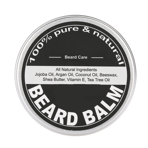 Mens Beard Grooming Balm Mustache Moisturizing Wax Shaving Care 60g