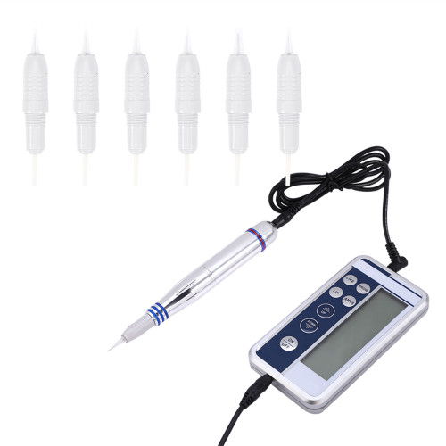 Digital Permanent Makeup Machine Microblading Pen Eyebrow Lip Pen with Cartridge Needles