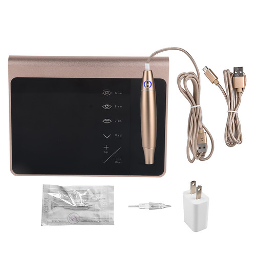 Tattoo Pen Miroblading Semi Permanent Eyebrow Eyeline Lip Touch Screen Tattoo Panel