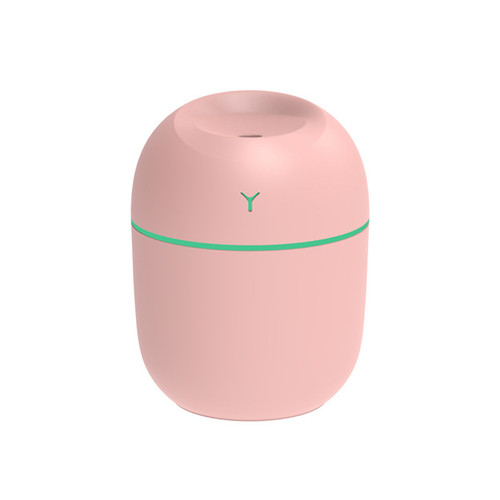 Mini Car Humidifier USB Plug in Quiet Portable Humidifier for Home Office BedroomColourful Egg 2nd Generation Pink USB Plug in