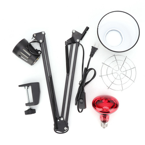 150w Infrared Heating Therapy Lamp Muscle Pain Relief Skin Care Clip on Light